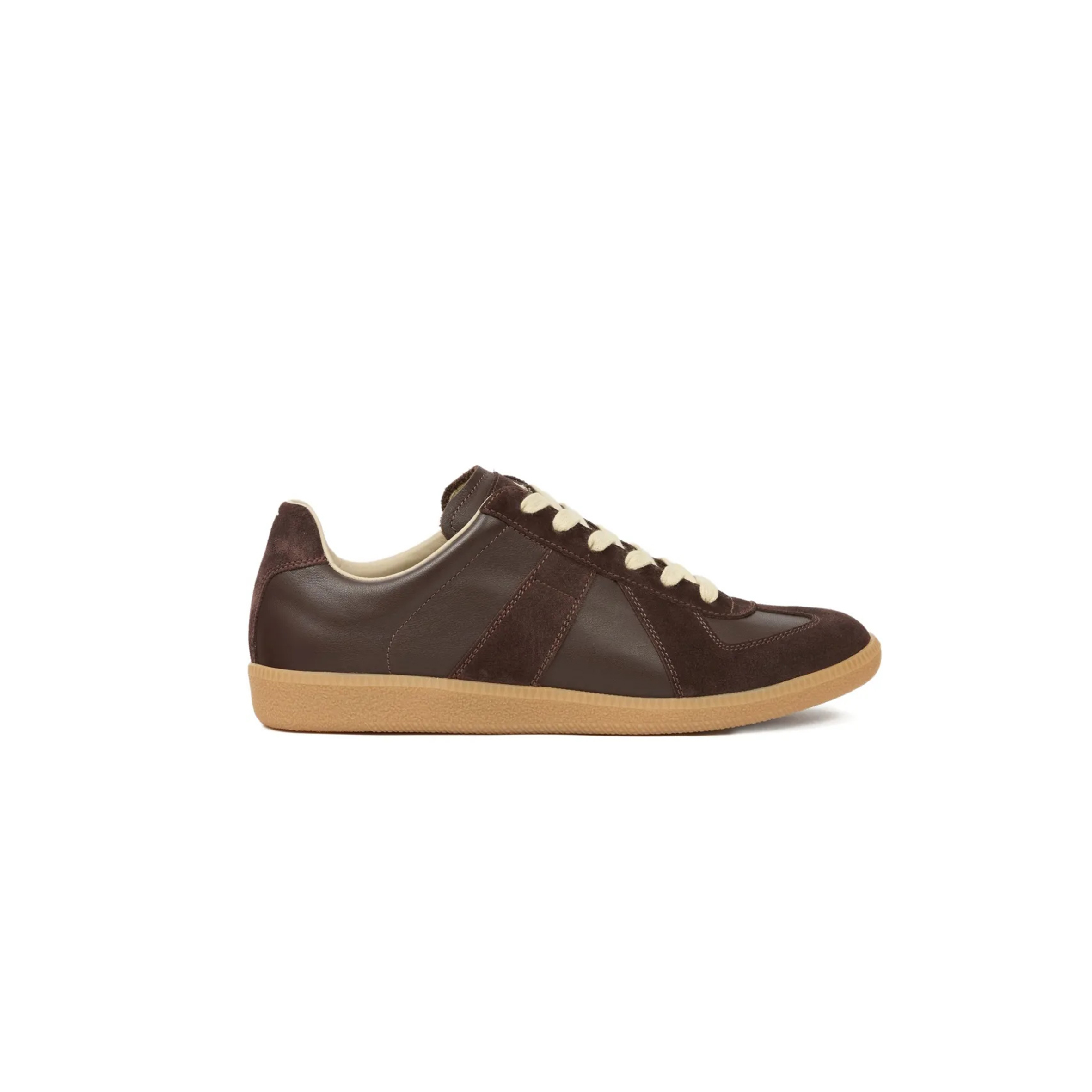 MAISON MARGIELA REPLICA SPLICED LOW TOP SNEAKERS 
